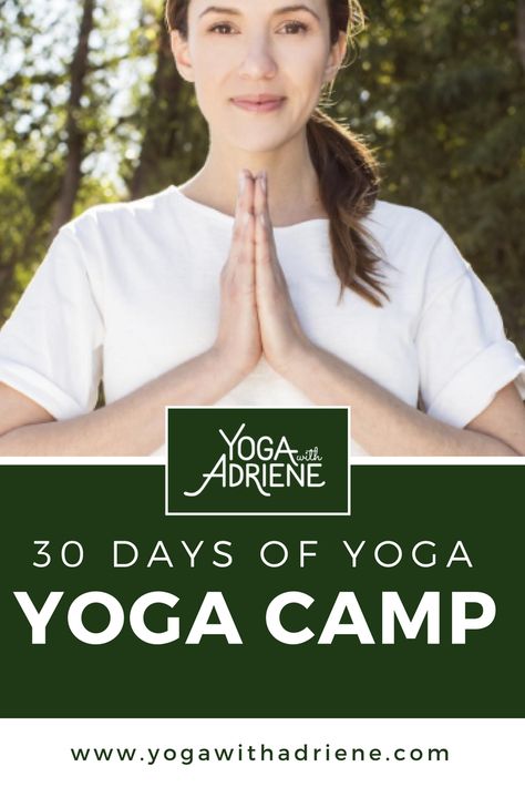 Yoga Camp is 30 days of at home yoga videos for your mind, your body and your soul. Please sign up here and join me on this journey. Namaste! 30 Days Of Yoga, Yoga Frases, 30 Day Yoga Challenge, At Home Yoga, Usui Reiki, Ab Workout Challenge, Yoga With Adriene, 30 Day Yoga, Fitness Videos