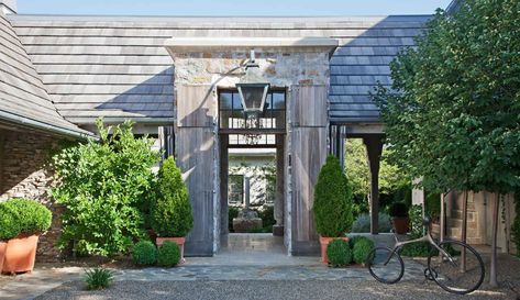 NEW KDHamptons Featured Book: POETRY OF PLACE: The New Architecture and Interiors of McALPINE By Bobby McAlpine with Susan Sully - KDHamptons Napa Vineyards, New Architecture, Wine House, Front Entrances, Design Your Dream House, Napa Valley, The Ranch, A House, Exterior Design