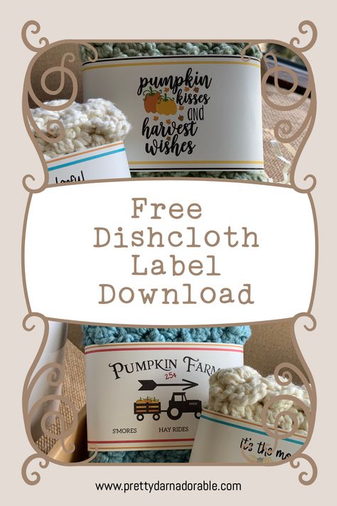 Free Printable Crochet Dishcloth Labels Free Printable Crochet Dishcloth Labels, Crochet Packaging Ideas, Free Blanket Knitting Patterns, Hand Embroidery Patterns Free Printable, Free Hand Embroidery Patterns, Cross Stitch Patterns Free Disney, Printable Crochet Patterns, Free Crochet Dishcloth, Crochet Hacks