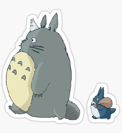 My Neighbour Totoro Sticker Totoro Printable, Ghibli Gifts, Totoro Art, My Neighbour Totoro, Stickers Cool, Stickers Kawaii, Tumblr Stickers, Scrapbook Stickers Printable, Studio Ghibli Art