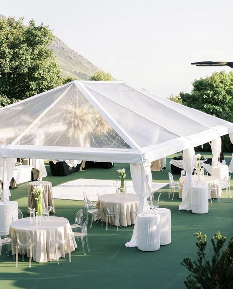 Wedding Canopy Outdoor, Alpine Utah, Wedding Reception At Home, Summer Backyard Wedding, Backyard Tent Wedding, Tented Wedding Reception, Outdoor Tent Wedding, Cocktail Party Decor, Backyard Tent