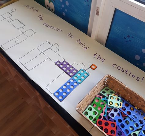 Number Sense Provocations, Castle Continuous Provision, Numicon Ideas Eyfs, Castle Eyfs Activities, Matching Activities Eyfs, Soft Start Activities, Kings And Queens Eyfs Activities, Eyfs Classroom Activities, Zog Eyfs Activities