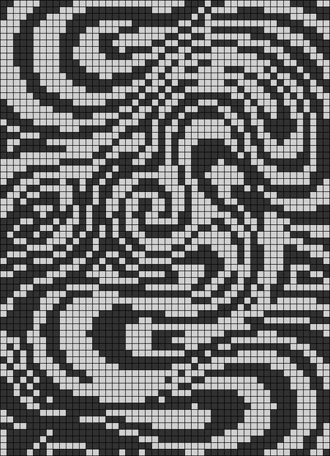 Crochet Tapestry Pattern Black And White, Snake Alpha Pattern, Gothic Alpha Pattern, Aesthetic Alpha Patterns, Goth Alpha Pattern, Skull Alpha Pattern, Black And White Pixel Art Grid, Sun Pixel Art, Tapestry Crochet Patterns Charts Free