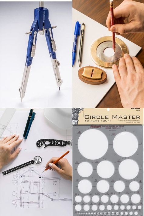 Tool Drawing, Drawing Circles, Circle Drawing, Time Drawing, Perfect Circle, Mechanical Design, A Perfect Circle, Art Tools, Drawing Tools