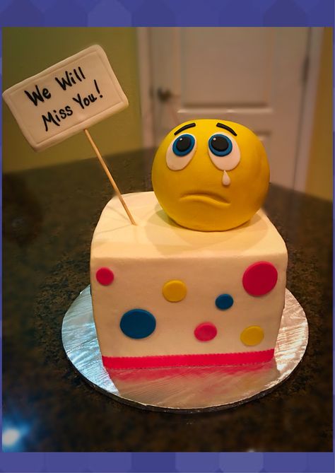 We will miss you Cake Bye Bye Cake Ideas, Miss You Cake Ideas, We Will Miss You Cake Ideas, We Will Miss You Cake, Return Gifts For Kids, Farewell Cake, Piano Cakes, Rectangle Cake, Fresh Cake