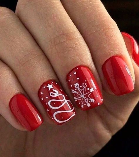 Discover easy and festive simple Christmas nail designs perfect for beginners, with tips for short nails and holiday parties. Christmas Gel, Manicure Nail Designs, Tree Nails, Christmas Nails Easy, Christmas Gel Nails, Valentine Nails, Pretty Nail Art Designs, Christmas Nails Acrylic, Her Nails