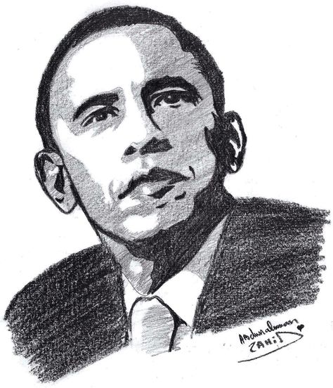 President Obama Drawing | Abderrahman Zahid Arts: Barack Obama Drawing Obama Drawing, Obama Portrait, Sixth Form, Illustration Styles, Form Art, Painting Art Lesson, Art Lesson, Portrait Illustration, Michelle Obama