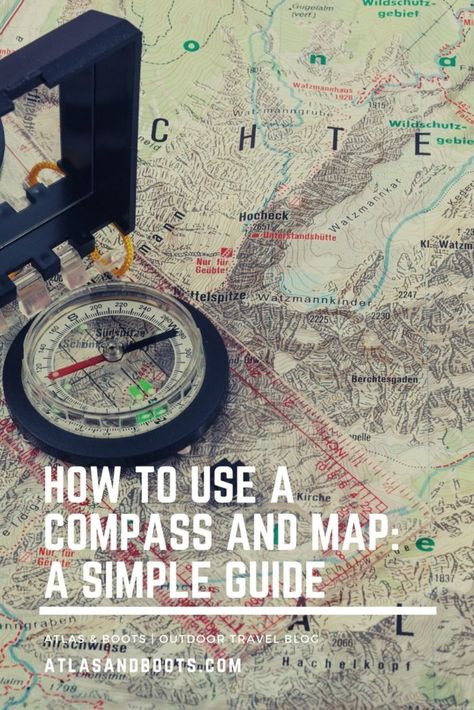 How to use a compass and map: a simple guide | Atlas & Boots Uni Flat, Compass Navigation, Survival Skills Emergency Preparedness, Outdoor Survival Kit, Map Compass, Map Reading, Hiking Map, Survival Life Hacks, Survival Techniques