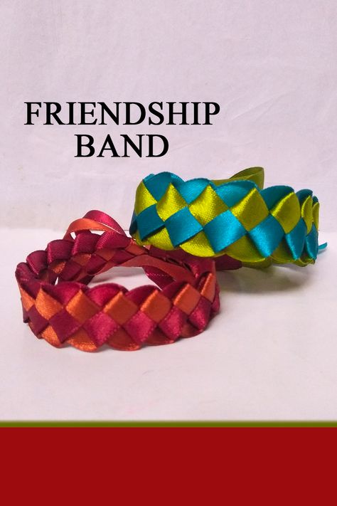 Friendship Day Bracelets Easy | How To Make Friendship band | Handmade Band on friendship day 2020 Homemade Friendship Band, Handmade Friendship Band Easy, Friendship Day Bands Diy, Friendship Band Ideas, Friendship Day Bracelets, Friendship Bands Diy, Handmade Friendship Band, Friendship Cards Diy, Friendship Day Bands