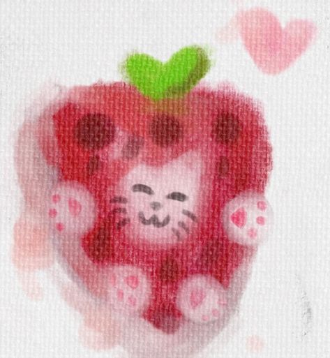 𝚄𝚗𝚊 𝚏𝚛𝚎𝚜𝚊 𝚍𝚎 𝚐𝚊𝚝𝚘 🐈🍓 Cat Icon, Memes, Quick Saves, Kawaii, Logos