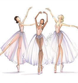 ♡ Pinterest: lil' arianator ♡ Ballerina Sketch, Ballet Illustration, Ballerina Poses, Ballet Drawings, Ballerina Drawing, Ballet Painting, Art Ballet, Dancing Drawings, Ballerina Art