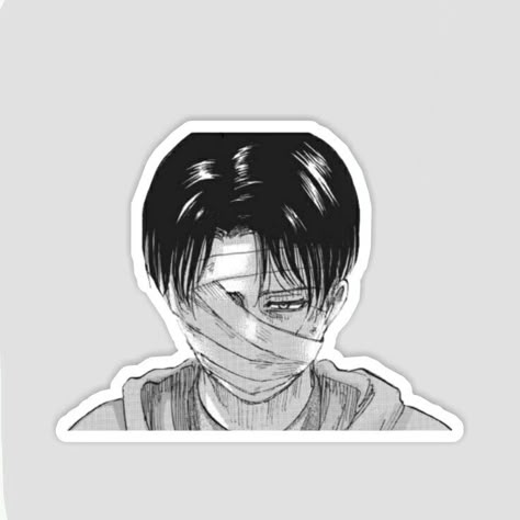 Levi Ackerman Face, You're So Beautiful, Love Quotes For Wedding, Black And White Stickers, Stickers Anime, Anime Sticker, Anime Journal, Anime Printables, Sticker Template