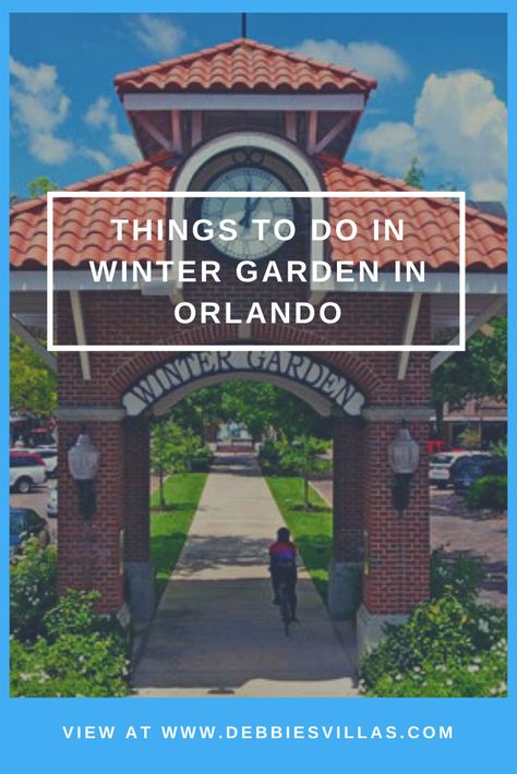 Located by Lake Apopka, Florida’s fourth largest lake, Winter Garden is the perfect place to visit when you want to get away from the hustle and bustle of the theme parks.  #WinterGarden #Orlando #VisitOrlando Parks In Orlando Florida, Winter Park Orlando Florida, Winter Park Florida Things To Do, Who Wants To Go To The 4 Seasons Orlando, Apopka Florida, Vacation Village At Parkway Orlando, Winter Garden Florida, Winter Park Florida, Visit Orlando