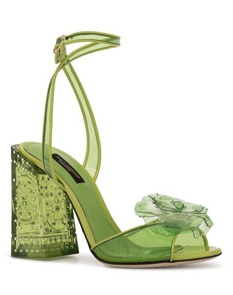 Lime Color Aesthetic, Dolce And Gabbana Heels, Lime Color, Fancy Shoes, Heels For Women, Sandal Heels, Shoe Inspo, Aesthetic Shoes, Kinds Of Shoes