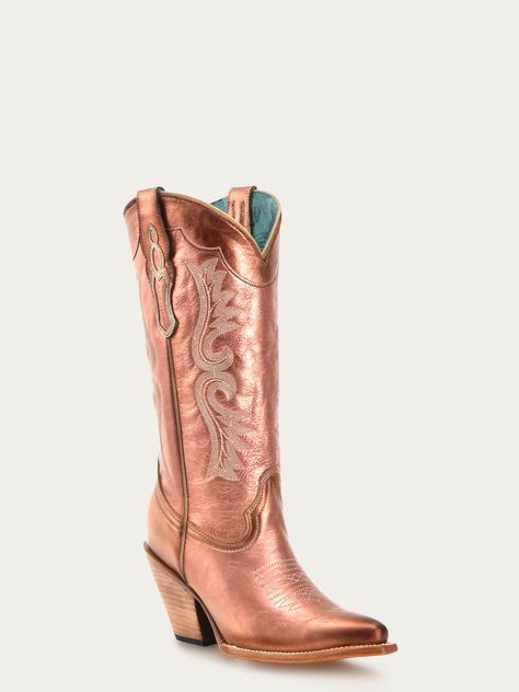 ROSE GOLD EMBROIDERY POINTED TOE women's boots Z5232 Rose Gold Ankle Boots, Women’s Cowboy Boots, Rose Gold Boots, Rose Gold Clothes, Gold Ankle Boots, Uzun Boy, Cowgirl Bachelorette Party, Cowgirl Bachelorette Parties, Cowgirl Bachelorette