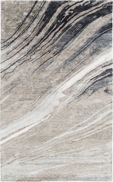 Surya Gemini GMN-4052 Charcoal Silk Rug from the Modern Rug Masters collection at Modern Area Rugs Surya Rug, Carpet Texture, Charcoal Rug, Shag Rugs, Rug Texture, Diy Carpet, Surya Rugs, Rug Direct, Grey Carpet