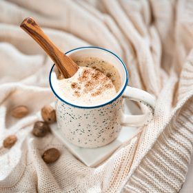 Classic Eggnog Recipe From Scratch and How to Jazz it Up | Wine Enthusiast Magazine Warm Drinks For Winter, Warm Eggnog, Classic Eggnog Recipe, Drinks For Winter, Vanilla Cocktail, How To Make Eggnog, Eggnog Cocktail, Eggnog Drinks, Classic Eggnog