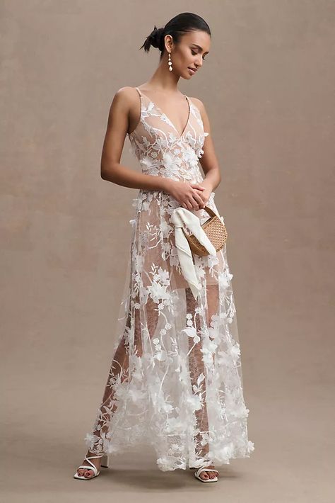 Rehearsal Dinner Dresses | Anthropologie White Lace Overlay Dress, White Floral Applique Dress, Kimono Lingerie, June Dress, Summer Board, Charmeuse Dress, Ethereal Dress, Fresh Dress, Rehearsal Dinner Dresses