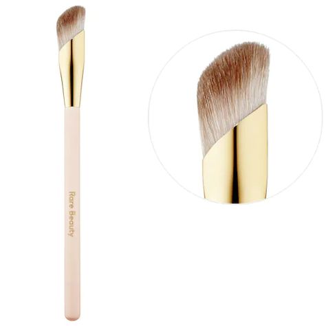 Liquid Touch Concealer Brush - Rare Beauty by Selena Gomez | Sephora Rare Beauty Brush, Rare Beauty Primer, Stalking Stuffers, Rare Beauty By Selena Gomez, Beauty Brushes, Face Makeup Brush, Sephora Beauty, Makeup Store, Shop Makeup