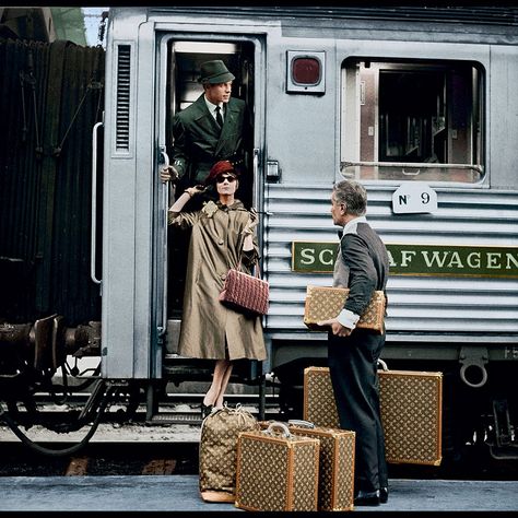 Apollo 11 Mission, Louis Vuitton Trunk, Louis Vuitton Luggage, Luxury Train, Catherine Deneuve, Conde Nast Traveler, Conde Nast, Air France, Louis Vuitton Official