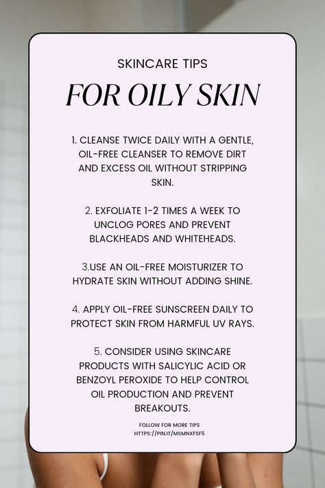 Facial Care For Oily Skin, Simple Skincare For Oily Skin, Oily Dry Skin Care Routine, Tips For Oily Face, Skin Care Routine For Oily Skin And Acne, Skin Care For Oily Skin And Acne, Oily Skin Care Routine Homemade, Pustules Acne, Skincare Routine For Oily Skin