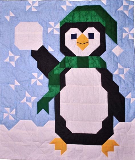 (7) Name: 'Quilting : Counted Quilts Penguin Penguin Quilt, Penguin Baby, Baby Quilt Pattern, Childrens Quilts, Animal Quilts, Quilt Baby, Baby Penguins, Lap Quilt, Christmas Quilts