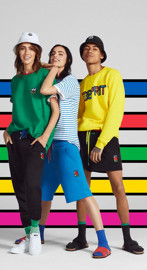 The Limited Esprit + Craig & Karl Collection: It’s all about love, solidarity, fun and freedom. Show some love and celebrate the beauty of a colorful and diverse world. #EspritCares #LGBTQ #LoveIsLove Lgbtq Outfits Aesthetic, Craig And Karl, Fashion Shooting, All About Love, American Diner, Americana Style, Classic Americana, Group Photography, Campaign Fashion