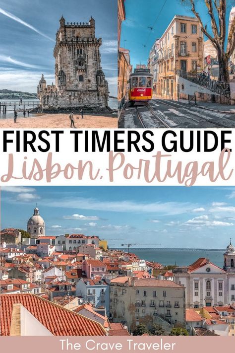 What to do your first time in Lisbon | How to get to Lisbon from the Airport | What to do in Lisbon, Portugal | Lisbon Travel Guide | What to Eat in Lisbon | Best Neighborhoods in Lisbon | Attractions in Lisbon | Belem Tower | Tram 28 in Lisbon | #lisbon #portugal #travel Belem Tower, Lisbon Portugal Travel, Continents And Countries, Lisbon Travel Guide, Europe Travel Essentials, Pena Palace, Travel Europe Cheap, Portugal Lisbon, Lisbon Travel