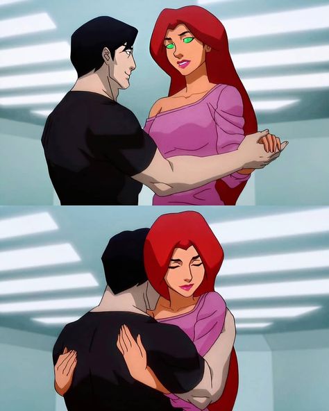 Kori And Nightwing, Star Fire And Nightwing, Nightwing And Starfire Fanart, Night Wing And Starfire, Nightwing X Starfire, Starfire And Nightwing, Nightwing Starfire, Starfire Comics, Dc Couples