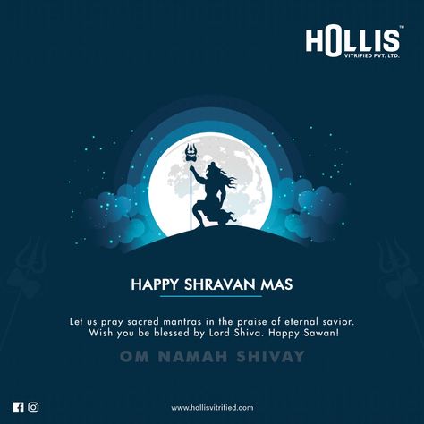 Happy Shravan Mas.  #happysawan #mahadev #floortiles #export #floordecor #doublechargedvitrifiedtiles #interiordecor #ceramic #hollisvitrified #morbi #gujarat #india  www.hollisvitrified.com Maha Shivratri Creative Ads For Digital Marketing, Shravan Month Quotes, Shravan Month Wishes, Maha Shivratri Creative Post, Happy Shravan Mas, Maha Shivratri Creative Ads, Mahashivratri Creative Ads, Shravan Month, Creative Marketing Campaign