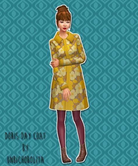 Sims 4 Historical Cc Sims 4 Decades Challenge, Her Movie, 1960s Outfits, Sims 4 Mm Cc, Doris Day, Sims 4 Mm, Sims4 Clothes, Sims 4 Update, Sims 4 Mods Clothes