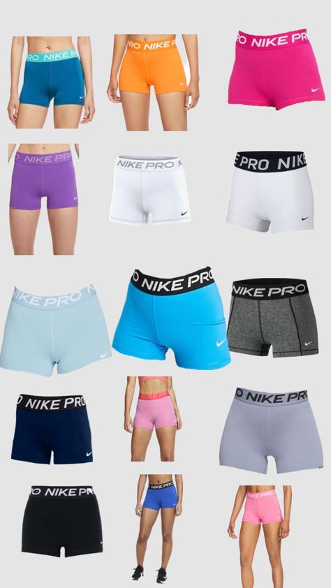 #myfirstshuffle Nike Pros Under Sweatpants, Nike Pro Under Sweatpants Outfit, Nike Pro Collection, Excersise Outfits, Cheer Practice Outfits, Cute Sweatpants, Cute Nike Outfits, Cute Gym Outfits, Nike Pro Shorts