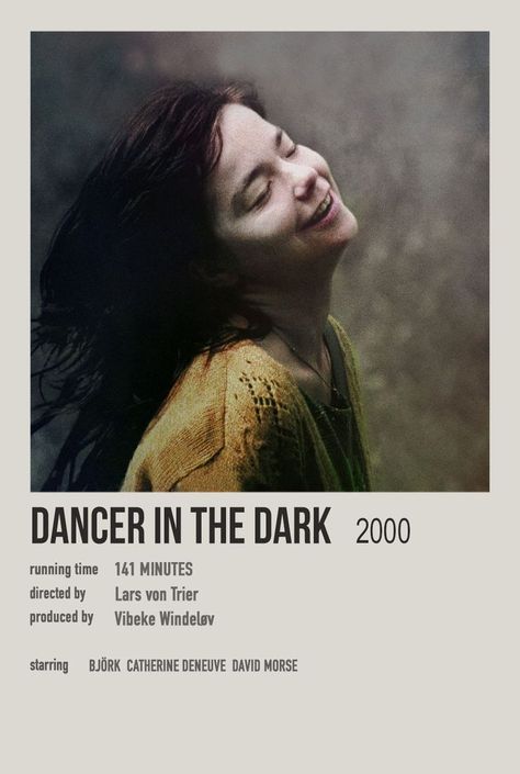 dancer in the dark Dancer In The Dark, Lars Von Trier, Film Recommendations, Night Film, Girly Movies, Indie Films, Septième Art, Polaroid Poster, Famous Movies