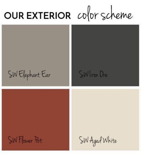 Exterior Paint Schemes, Exterior House Paint Color, House Paint Color Combination, Paint Color Combinations, Color Combinations Paint, Exterior House Paint Color Combinations, House Paint Colors, Paint Colors For House, Colors For House