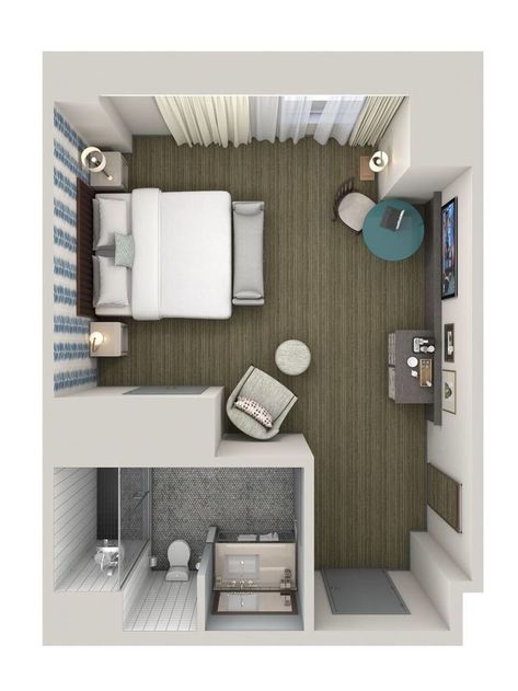 Hotel Room Layout Design, Small Hotel Room Design Plan, Small Hotel Ideas, Small Hotel Room Interior Design, Small Hotel Room Layout, Small Hotel Room Interior, Small Hotel Design, Small Hotel Room Design, Hotel Room Layout