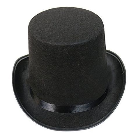 Steampunk - Black Felt Victorian Fancy Dress Top Hat Victorian Fancy Dress, Top Hat Costume, Victorian Gentleman, Steampunk Halloween, Black Top Hat, Style Steampunk, Victorian Costume, Halloween Fancy Dress, Steampunk Clothing