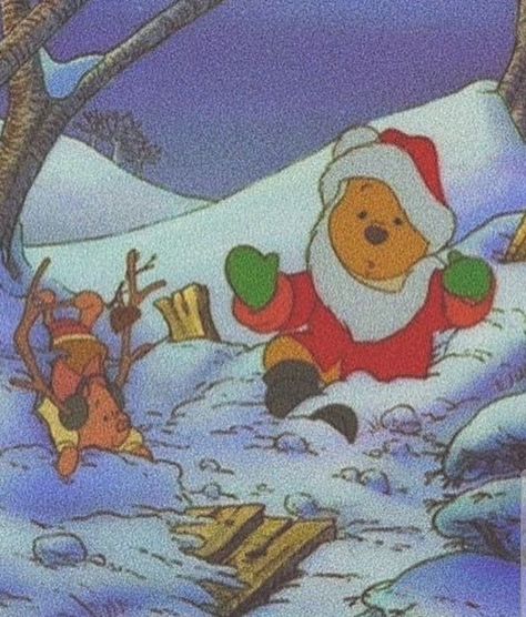 Winnie The Pooh Christmas, Christmas Dreaming, Disney Icons, Christmas Aesthetic Wallpaper, Christmas Collage, Anime Christmas, Christmas Phone Wallpaper, Cute Christmas Wallpaper, Christmas Time Is Here