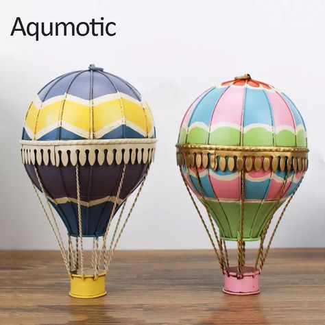 US $22.89 | Aqumotic Hot Air Balloon Decoration Hanging Iron 1pc Metal Artwork Travel Charm Romantic Kids Favor Cartoon Balloons Stand Turkey Balloons, Hanging Hot Air Balloon, Hot Air Balloon Decoration, Air Balloon Decoration, Fire Balloon, Hot Air Balloon Clipart, Colorful Turkey, Charm Art, Hot Air Balloon Decorations