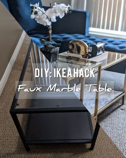 Diy Marble Coffee Table, Coffee Table Ikea, Diy Faux Marble, Faux Marble Coffee Table, Coffee Table Makeover, Table Ikea, Round Glass Coffee Table, Nesting Coffee Table, Nappy Hair