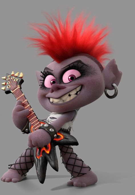 DreamWorks Animation :: Trolls World Tour — the art of charles ellison Trolls World Tour Characters, Trolls Characters, Trolls World Tour, Trolls Dreamworks, Bat Animal, Poppy And Branch, Dreamworks Trolls, Animation Movie, Dreamworks Animation