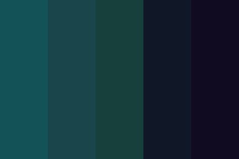 Siren Colour Palette, Dark Sea Color Palette, Deep Colors Aesthetic, Deep Ocean Bathroom, Dark Ocean Color Palette, Deep Colour Palette, Dark Blue And Green Color Palette, Sea Pallette, Deep Ocean Color Palette