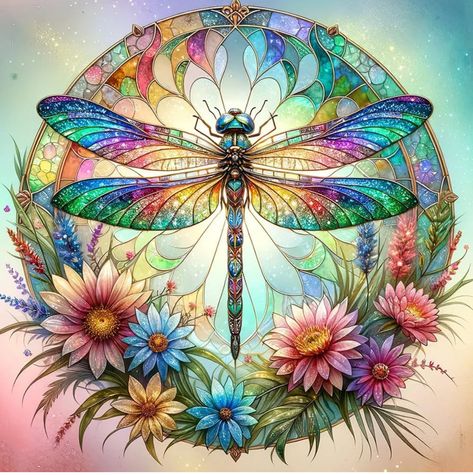 Diamond Art Kits, Diy Crafts Bookmarks, Dragonfly Decor, Dragonfly Dreams, Diamond Painting Kits, Step By Step Painting, Art Kits, Arte Fantasy, Art Tools