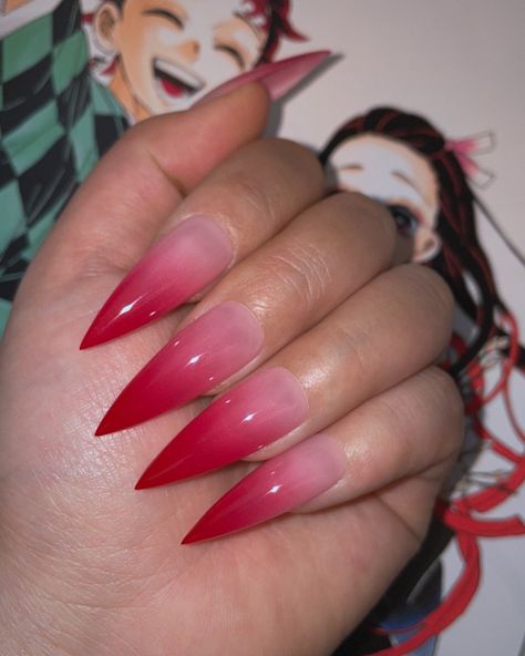 Alcohol Cleanse, 22 Nails, Red Ombre Nails, Nail Board, Pink Ombre Nails, Cleansing Pads, Goth Nails, Ombre Nail Designs, Red Ombre