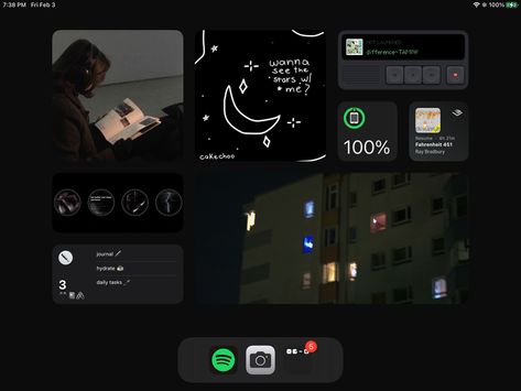 #ipad #ipadhomescreen #homescreen #ios16 #ios #iphonewallpapers #iphone #wallpaper #lockscreen #layout #ipadaesthetic #aesthetic #apple #applewatch #blackandwhite #minimalistic #darkacademia #darkaesthetic #dark #bnw #academia #lightacademia #darkparadise Ipad Layout Ideas Dark, Ipad Theme Ideas Aesthetic Dark, Ipad Homescreen Dark, Black Aesthetic Ipad Wallpaper, Ipad Homescreen Ideas Dark, Aesthetic Ipad Setup, Ipad Homescreen Layout, Lockscreen Layout, Ipad Organization