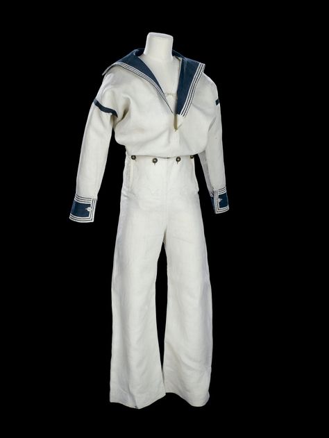 Sailor Outfit Mens, Sailor Outfit, Navy Uniforms, Sailor Suit, Sailor Fashion, Sailing Outfit, Nautical Fashion, Halloween Disfraces, Character Outfits