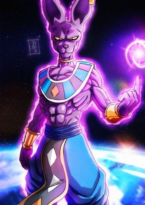 Beerus Dbz, Lord Beerus, Dragon Ball Tattoo, Manga Tattoo, Anime Friendship, Cute Canvas, Dragon Balls, Dragon Ball Wallpapers, Dragon Ball Goku