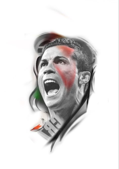 Cristiano ronaldo tattoo design Ronaldo Tattoo Ideas, Cr7 Tattoo Design, Ronaldo Tattoo Design, Cr7 Tattoo, Ronaldo Tattoo, Tattoo Football, Mechanic Logo Design, Mechanic Logo, Football Player Drawing