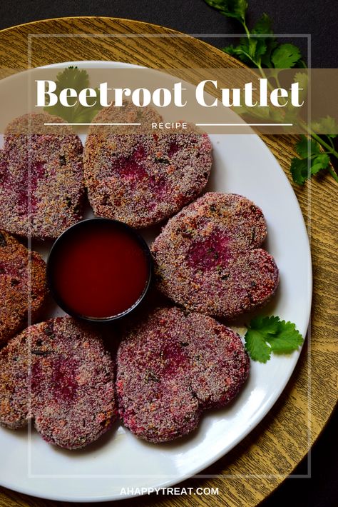 Beetroot Tikki Recipe, Beetroot Cutlet Recipes, Beetroot Cutlet, Healthy Snack Recipe, Beetroot Recipes, Tiffin Recipe, Quick Bites, Indian Appetizers, Cutlets Recipes