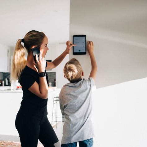 You’ve heard all the hype about #smartHomes and some of it makes sense, but exactly WHAT is included in an installation and how could you use it in your home? This article gives you the low-down, or you could call us for an explanation. #justPushPlayNC #residentialAVsystems Home Definition, Home Setup, Kids Safety, Smart Doorbell, Smart System, Smart Home Appliances, Global Home, Alexa Echo, Home Automation System