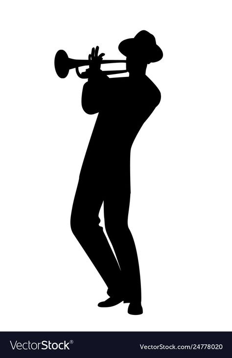 Music Art Diy, Playing Trumpet, Music Theory Piano, Music Themed Cakes, Arte Jazz, Hat Silhouette, Bubble Drawing, Sheet Music Art, Saxophones